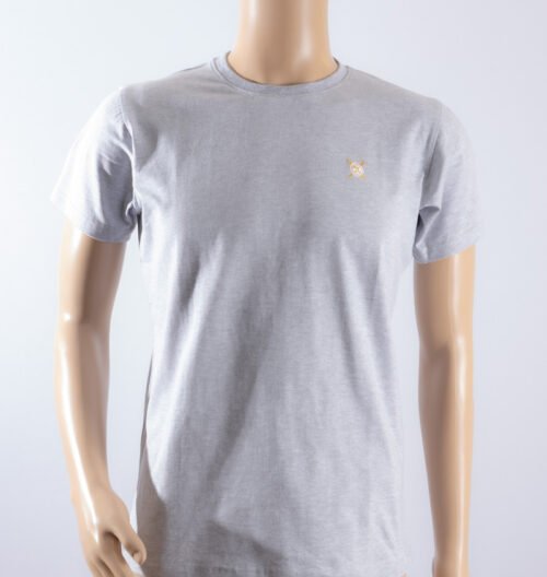 Playera Slimfit Gris Jaspe – Con Logo Trend 1 – Caballero
