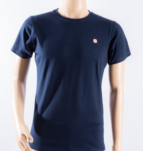 Playera Slimfit Azul Marino - Con Logo Trend 1 - Caballero