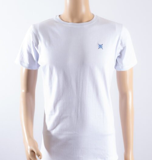 Playera Slimfit Blanco – Con Logo Trend 1 – Caballero