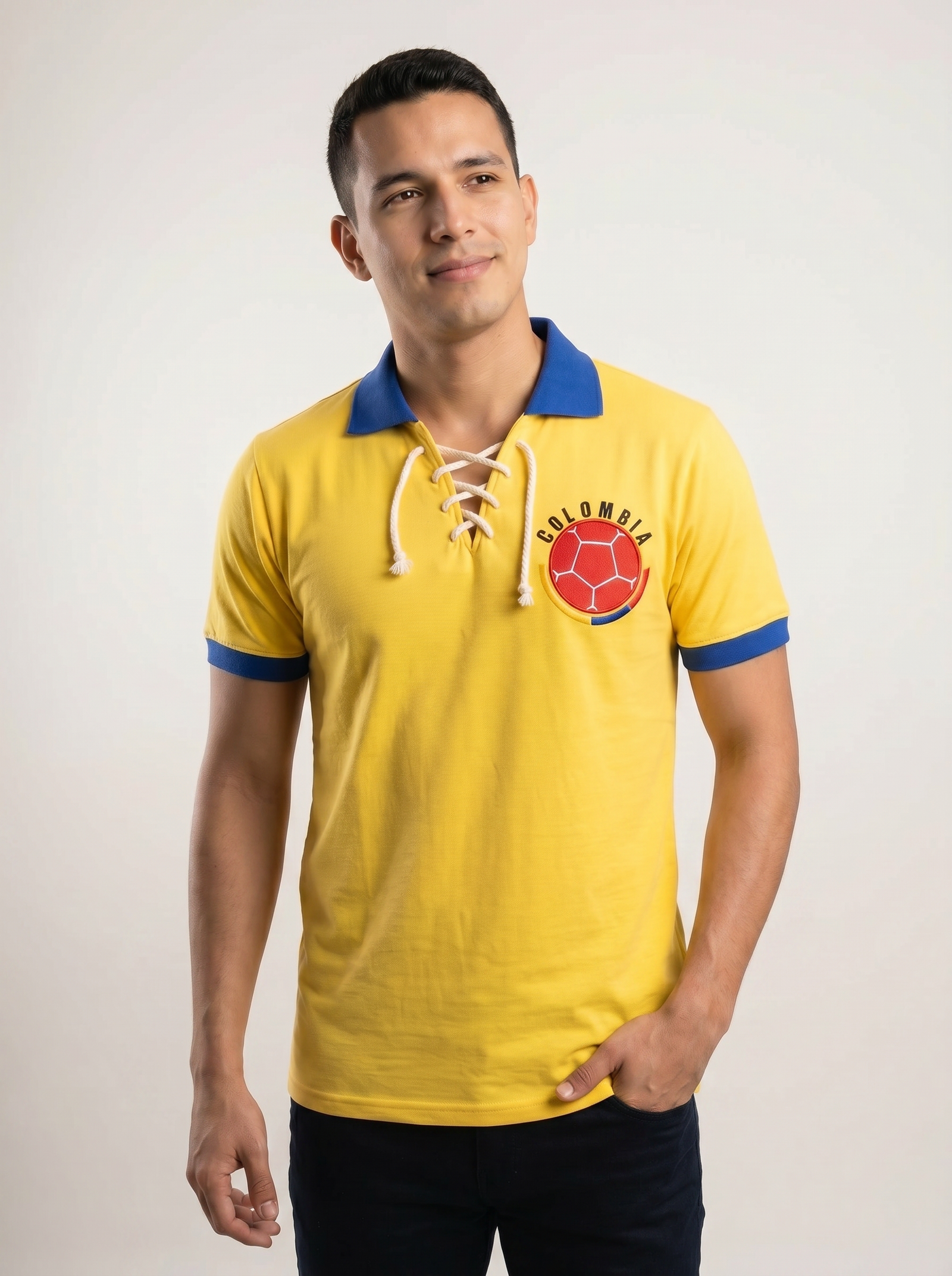 Camiseta Retro Colombia - Imagen 4